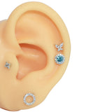 Silicone Ear Model for Piercing Practice