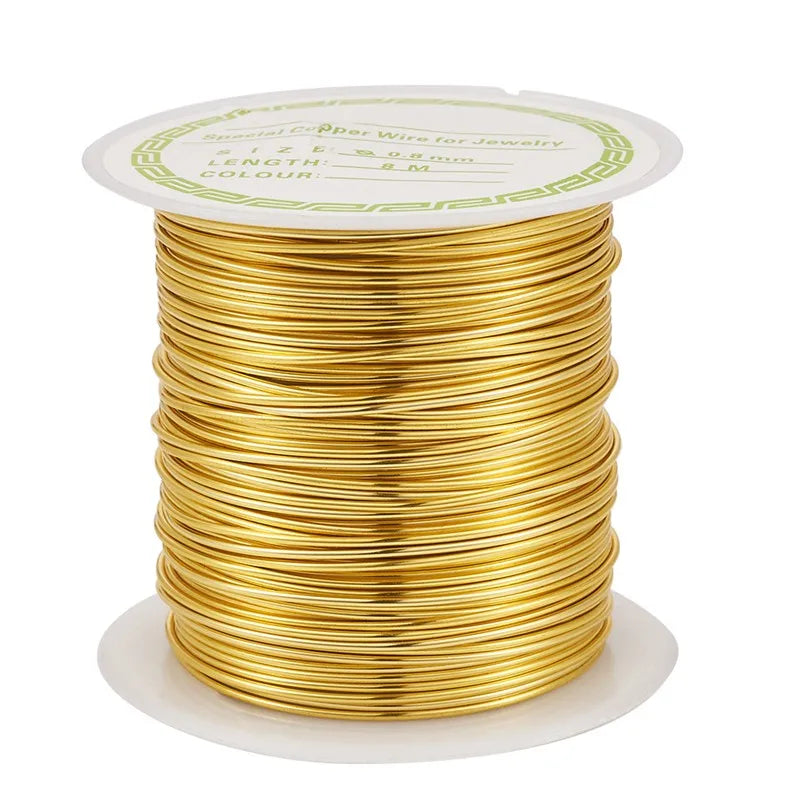 0.5mm Copper Wire Beading String for DIY Jewelry Making