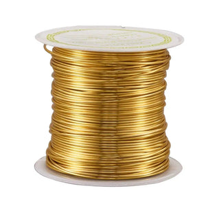Plated Copper Wire Jewelry Beading String Cord Silver Golden