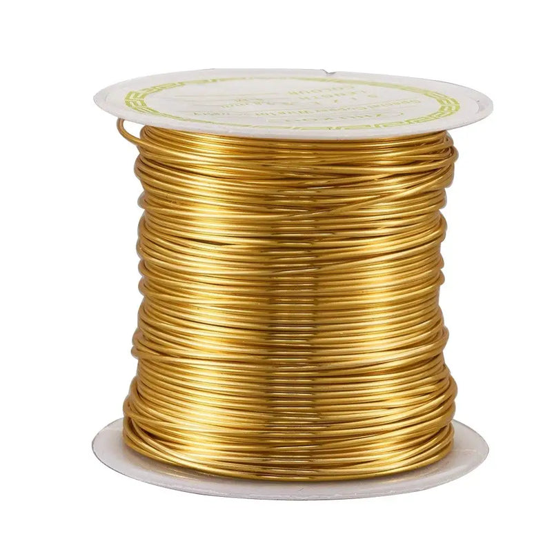 Plated Copper Wire Jewelry Beading String Cord Silver Golden