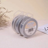 0.6mm 7-Strand Nylon Coated Tiger Tail Beading Wire, Light Grey