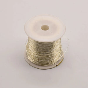 0.4mm Silver Copper Wire for Earrings Bracelets JA0439
