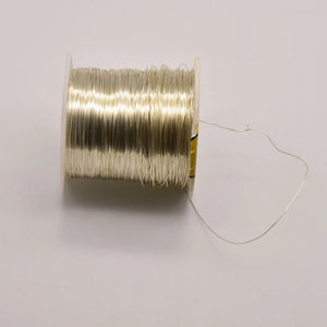 0.4mm Silver Copper Wire for Earrings Bracelets JA0439