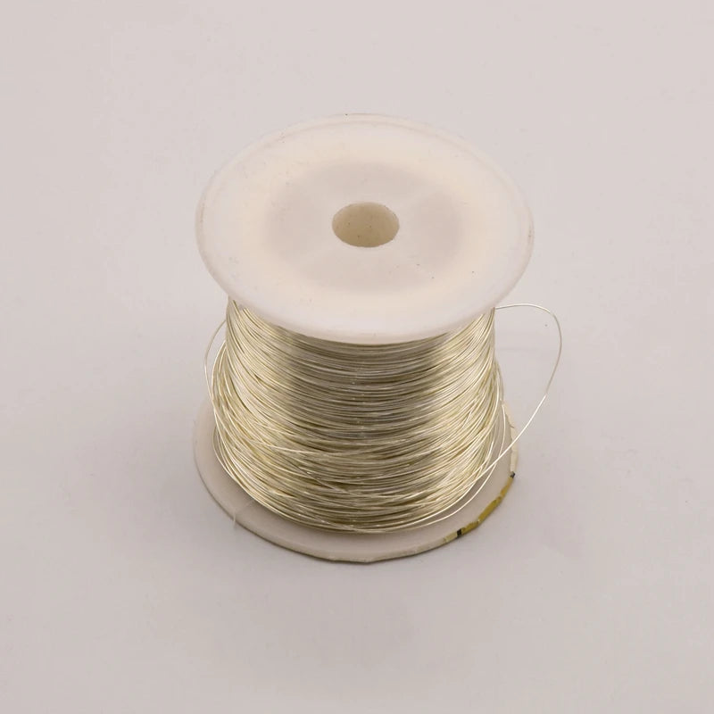 0.4mm Silver Copper Wire for Earrings Bracelets JA0439