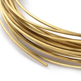 Square Copper Wire 18/20 Gauge 33ft Half Hard Yellow Brass for Jewelry Findings