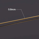 Square Copper Wire 18/20 Gauge 33ft Half Hard Yellow Brass for Jewelry Findings
