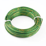 1 Roll Aluminum Camouflage Wire 1.5/2/2.5mm Green Jewelry Wire Findings