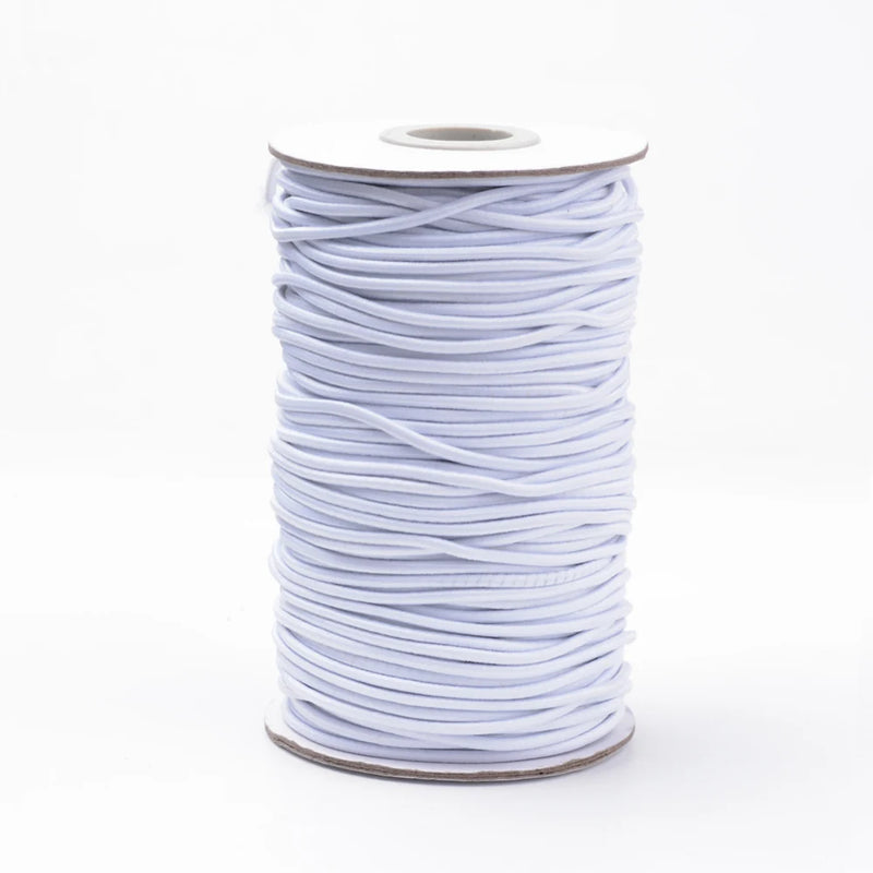 2mm Round Elastic Thread Cords 70m/roll Jewelry Mask Sewing Material