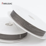 Steel Wire Tiger Tail Beading Wire 0.25/0.3/0.45mm Jewelry Making Finding