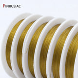 Steel Wire Tiger Tail Beading Wire 0.25/0.3/0.45mm Jewelry Making Finding