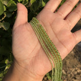 Natural Peridot Round Spacer Beads for Jewelry Making DIY