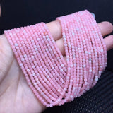Pink Opal Cube Loose Beads for DIY Jewelry Making