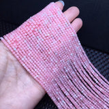 Pink Opal Cube Loose Beads for DIY Jewelry Making