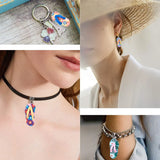 Clay Flip Flop Charms Pendant for Jewelry Making