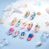 Clay Flip Flop Charms Pendant for Jewelry Making