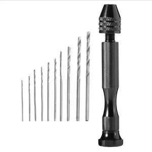 Metal Hand Drill Set 0.6mm 1.8mm 3.0mm Uv Resin Epoxy Mold Tools