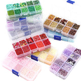 DIY Jewelry Making Seed Beads Sequins Pearl Materials - 12 Colors