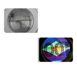 10X Metal HD Magnifying Glass USB Charging Lens Loup
