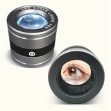 10X Metal HD Magnifying Glass USB Charging Lens Loup