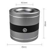 10X Full Metal HD Magnifying Glass USB Charging Lens Loupe Magnifier