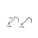 18G 20G Professional Piercing Kit Stainless Steel Body Jewelry