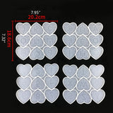 26 Letters Love Heart & 9 Numbers Silicone Mould Set