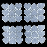 26 Letters Love Heart & 9 Numbers Silicone Mould Set