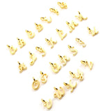 26PCs Capital Alphabet Charms Multicolor Pendants DIY Jewelry Making 13x9mm