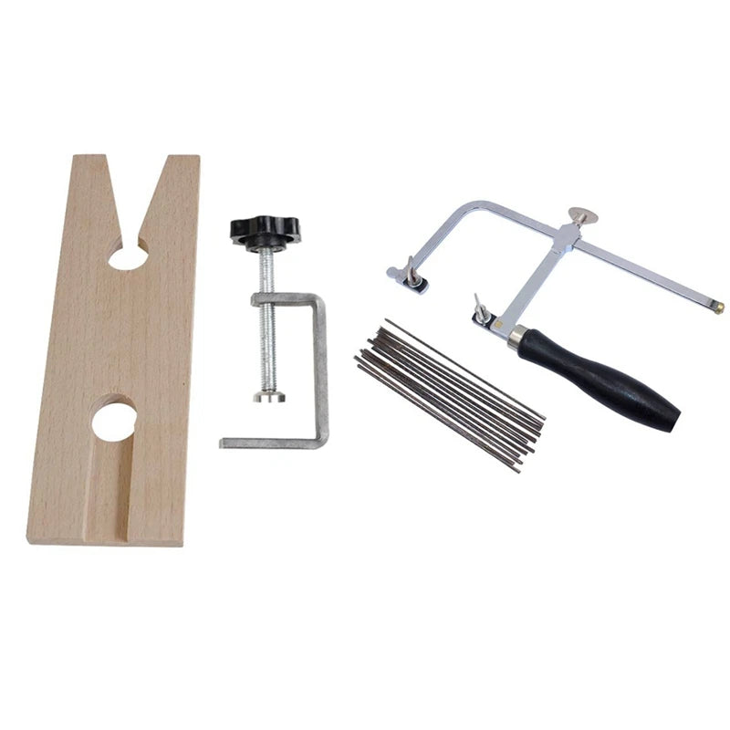 3-In-1 Professional Jeweler's Saw Set Jewelry Tools Saw Frame 144 Blades