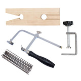3-in-1 Jeweler's Saw Set 144 Blades Pin Clamp Jewelry Tools