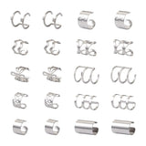 304 Stainless Steel Ear Cuff Wrap Earring Clip On for Men Women