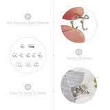 304 Stainless Steel Ear Cuff Wrap Earring Clip On for Men Women