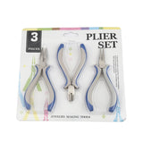 45 Carbon Steel Pliers Tools Kit for DIY Jewelry Making Gray