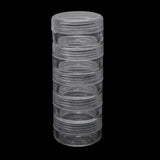 5-Layer Stackable Bead Containers Clear Storage Box