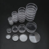 5 Layer Cylinder Stackable Bead Containers Plastic Storage Jar Box