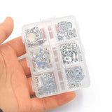 60Pcs 6 Styles Small Cat Animal Pendant DIY Jewelry Necklace Bracelet Making