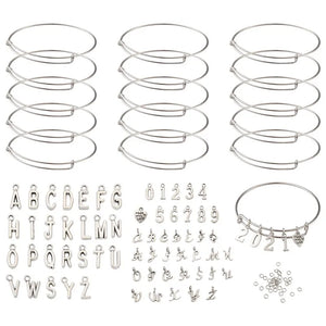 Alloy Pendants Steel Bangles Brass Rings Jewelry Making DIY Bangle Accessories
