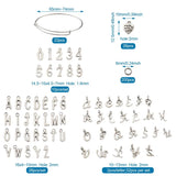 Alloy Pendants Steel Bangles Brass Rings Jewelry Making DIY Bangle Accessories