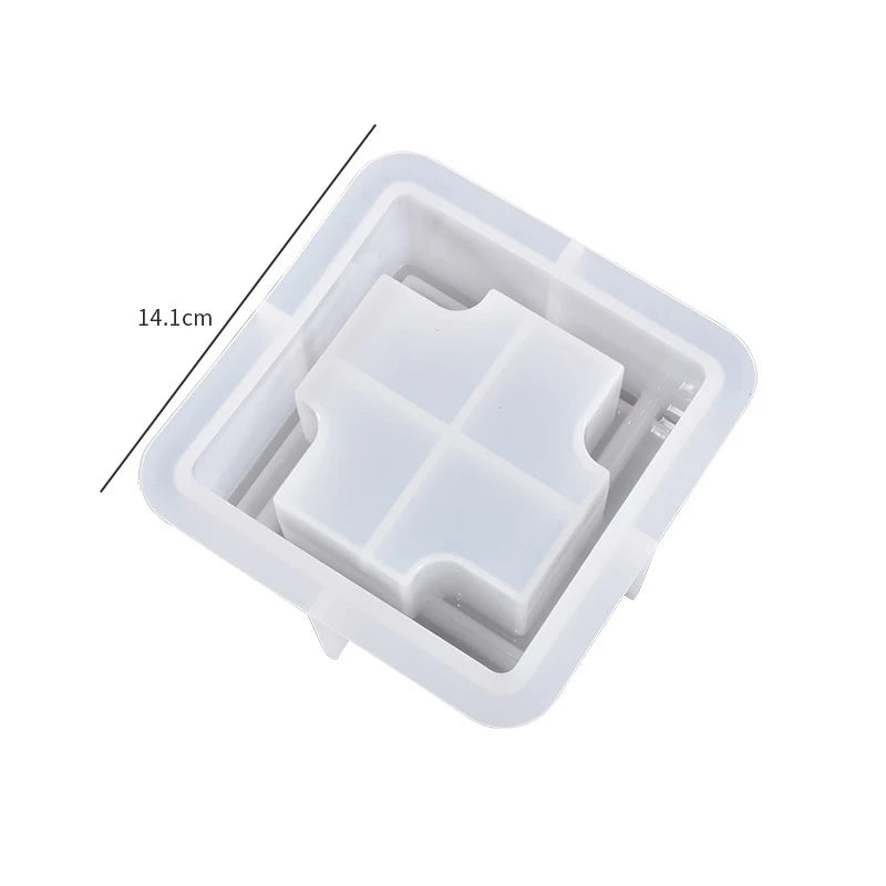 Europe INS Style Anti Fly Ash Silicone Mold DIY Ashtray Mold Men's Gift