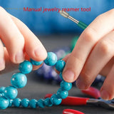 Bead Hole Enlarger Reamer Jewelry Tool Set Diamond Needle File Sets