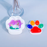 Cat Paw Storage Box Crystal Epoxy Resin Mold Jewelry Container DIY