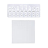 Chess Board Crystal Epoxy Resin Mold Silicone Mould DIY Crafts Making Tool