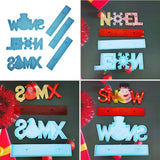 Xmas Decorations Silicone Mould DIY Crafts Casting Tool