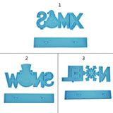 Xmas Decorations Silicone Mould DIY Crafts Casting Tool