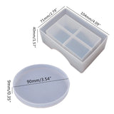 Silicone Coaster Epoxy Resin Mold Cup Mat DIY Crafts Jewelry Ornaments