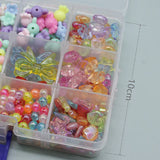 Colorful Plastic Beads for Jewelry Making DIY Kit