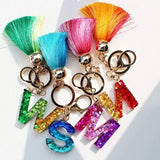 Alphabet Letter Number Key Pendant Resin Mold DIY Crafts