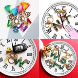 Alphabet Letter Number Key Pendant Resin Mold DIY Crafts