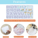 Alphabet Letter Number Key Pendant Resin Mold DIY Crafts
