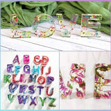 Epoxy Resin Mold Alphabet Number Keychain Silicone Mould